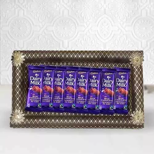 Send Cadbury Dairy Milk Chocolates in a Tray