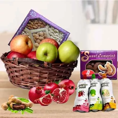 Send Fruits N Dry Fruits Hamper