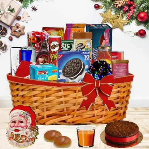 Mouth Watering Christmas Gift Basket