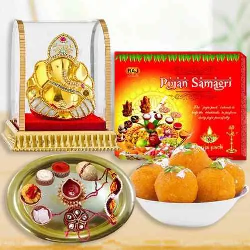 Captivating Diwali Pooja Items with Lord Idol