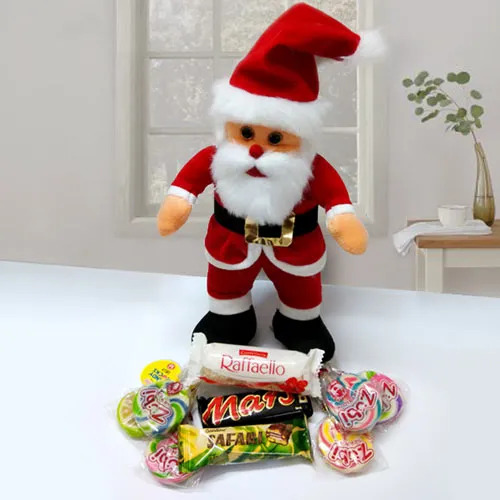 Santa Claus with Chocolates Hamper