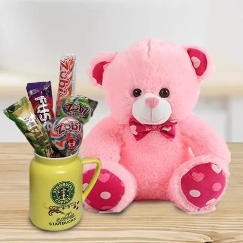 Candies n Chocolates with 6 inch Teddy