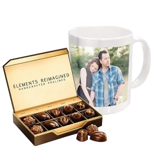 Deliver Personalized Coffee Mug with ITC Premium Chocolates