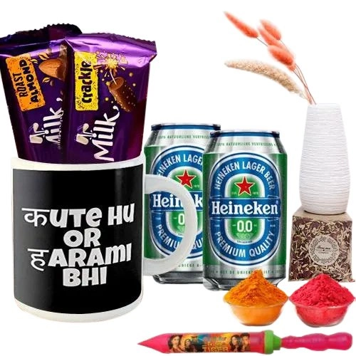 Mind Blowing Holi Gifts - Teasing Quote Coffee Mug n Gifts