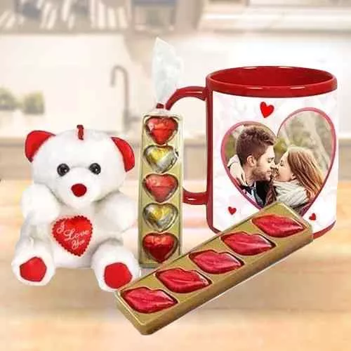 Amazing Personalized Photo Mug Love Hamper for Karwa Chauth