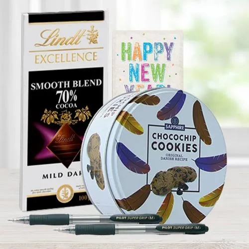Delicious New Year Chocos n Cookies Combo