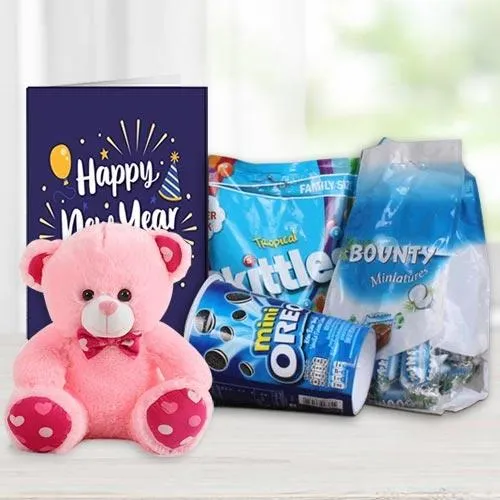 Delightful Chocolates N Soft Toy for Kids