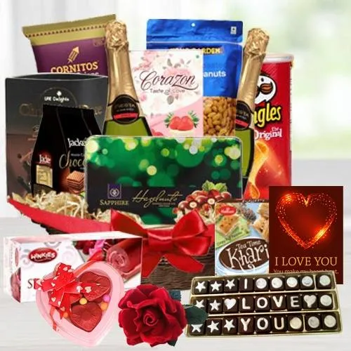 Marvelous Food Assortments Gift Hamper for Your Valentine