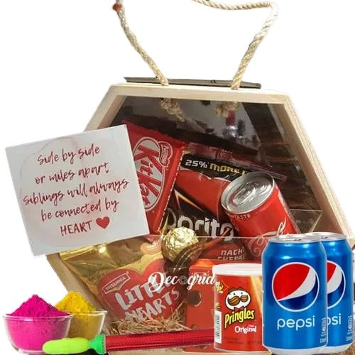 Exclusive Food Assortments Gift Hamper for Holi