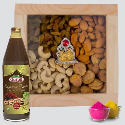 Blissful Dry Fruits with Ganesh Laxmi Mandap n Thandai