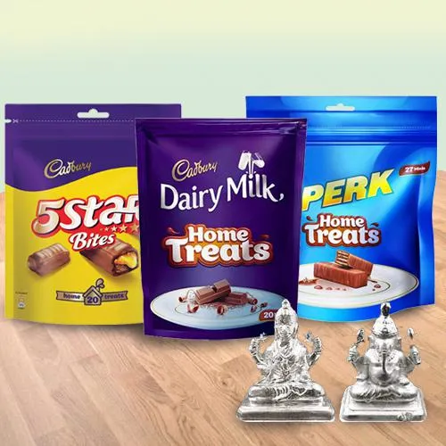 Sweet Cadbury Choco Delight for Family with Lord Murti