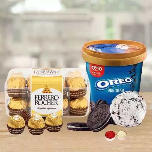 Delectable Kwality Walls Oreo Ice Cream n Ferrero Rocher