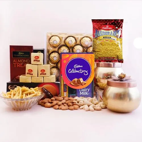 Impressive Selection of Chocolates, Dry Fruits n Haldirams Snacks