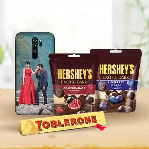 Forever Yours Combo of Hersheys Exotic Toblerone N Mobile Cover