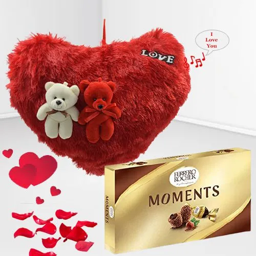 ILU Music Cushion with Ferrero Moments for Valentine