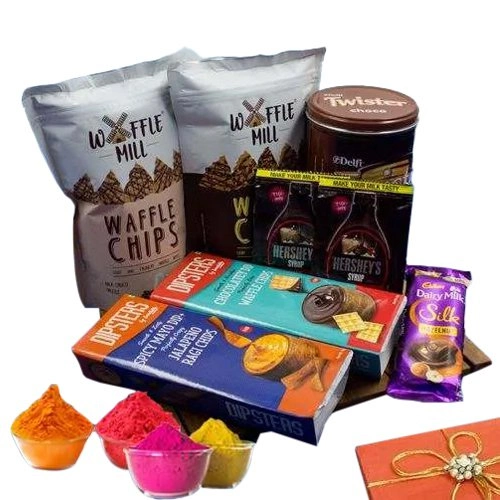 Perfect Chocolate Assortments Hamper with Free Gulal