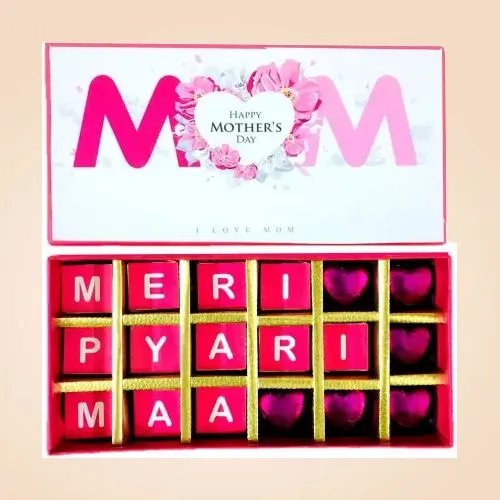 Marvelous Meri Pyaari Maa Personalized Handmade Chocolate Pack
