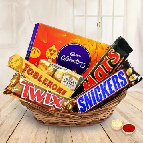 Delectable Chocolates Gift Hamper for Bhai Dooj