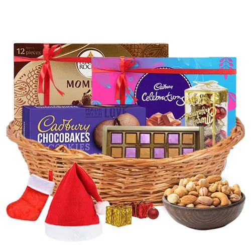 Delicious Chocolate n X-Mas Accessories Gift Basket