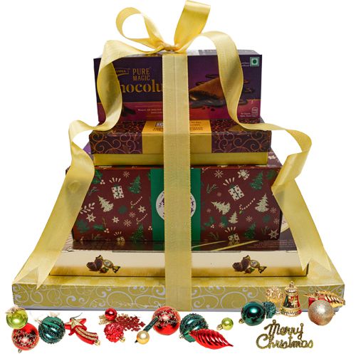 Xmas Special Gift Tower of Gourmet Assortments n Chocolates