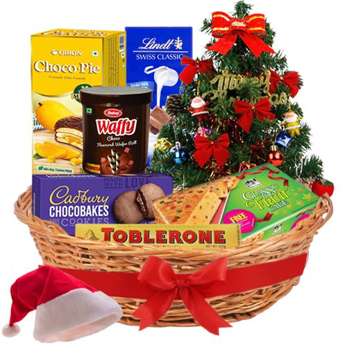 Terrific Treat Christmas Foodies Basket