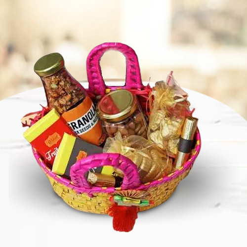 Enchanting Basket of Sweet Love on Mothers Day