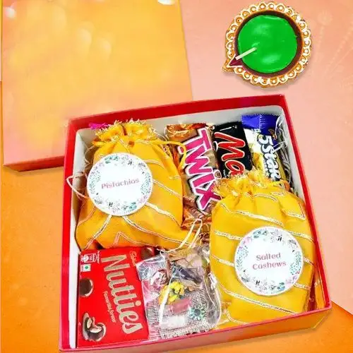 Mars, Twix And Diya Hamper