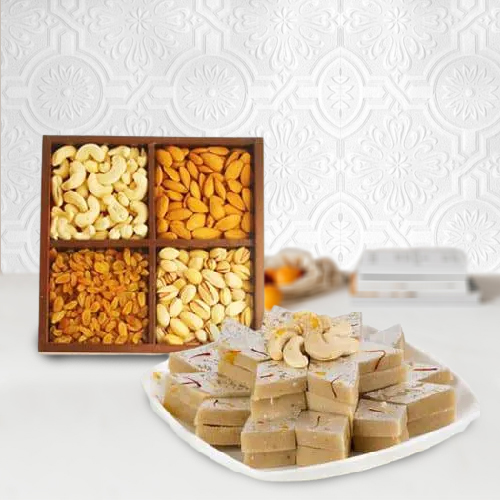 Haldirams Kaju Katli and Dry fruit