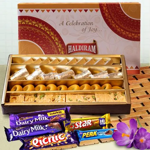 Shop Haldirams Assorted Sweets with Cadbury Celebration