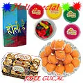 Holi Special Chocolate, Sweets and Color Hamper