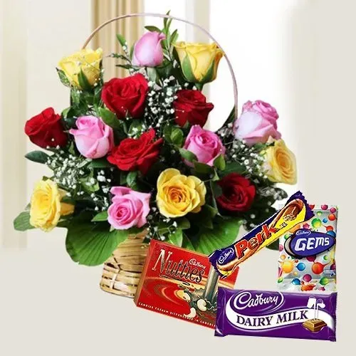 Cadbury Celebrations with Assorted Roses