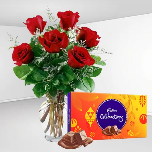 Cadbury Celebrations Pack N Red Roses