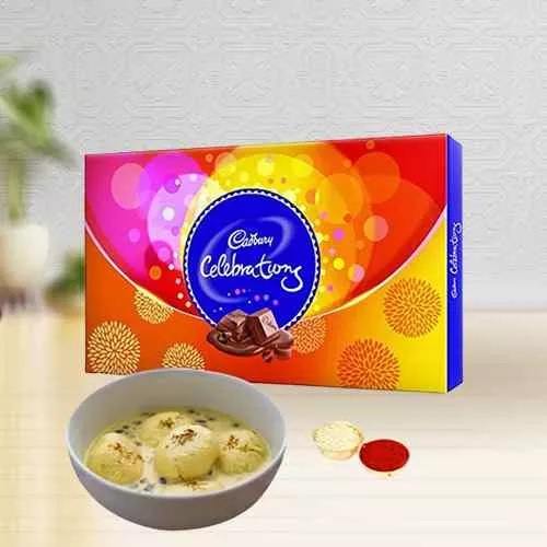 Rasmalai N Cadbury Celebrations Combo