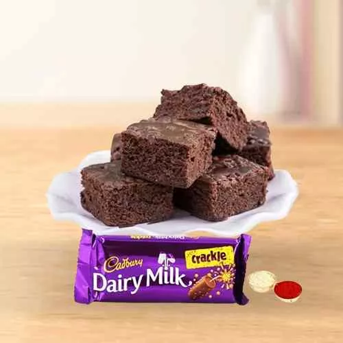 Delicious Cadbury Crackle N Brownie