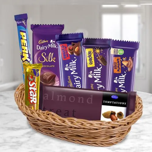 Send Cadbury Chocolates Basket for Mom 