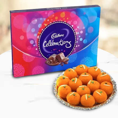 Deliver Cadbury Celebrations and Laddoo 