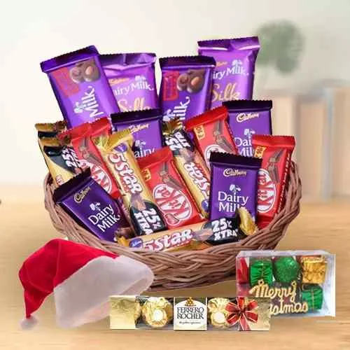 Chocolate Mania Christmas Goodies Basket