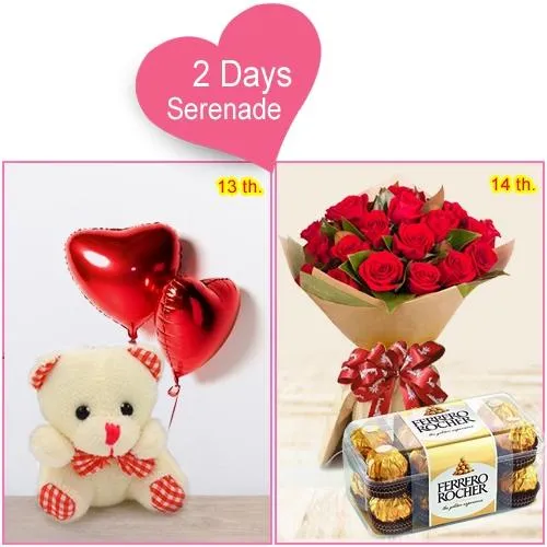 Online Delivery of 2-Day Serenade for Valentine