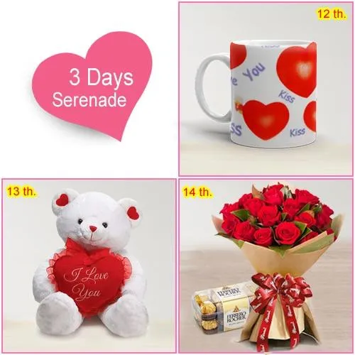 Online 3-Day Serenade Gift for Valentine