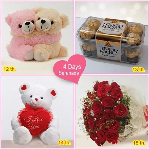 4 Day Surprise Serenade Continue Surprising your Valentine on 15th too !