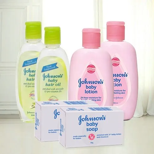 Deliver Combination of Baby Soap, Cream and Hair Oil 