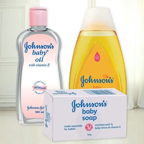 Deliver Johnsons and Johnsons Baby Hamper