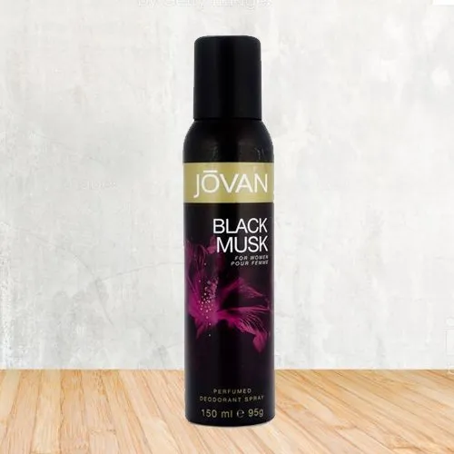 Send Charming Smell with Jovan Black Musk Deo 150 for Women