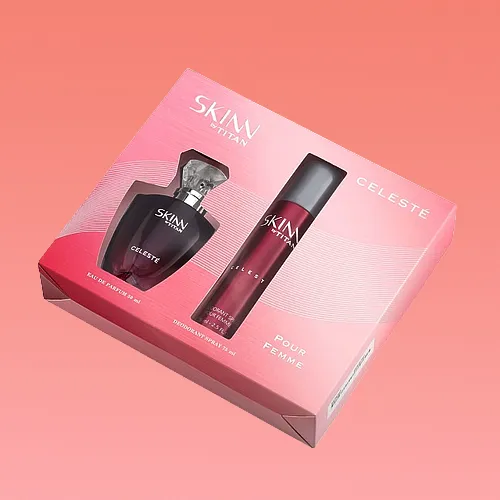 Order Skinn Celeste Coffret Set of Perfume N Deo for Men N Women