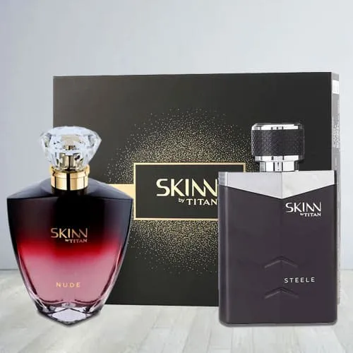 Shop for Titan Skinn Nude and Steele Fragrances Pair