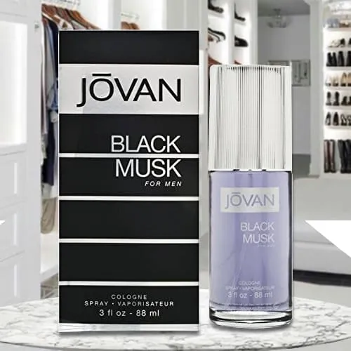 Send Jovan Black Musk Cologne for Men
