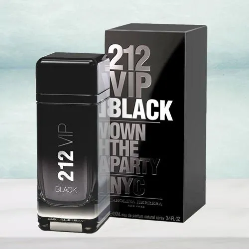 Aromatic Present of Carolina Herrera 212 VIP Black Eau de Perfume for Him<br>