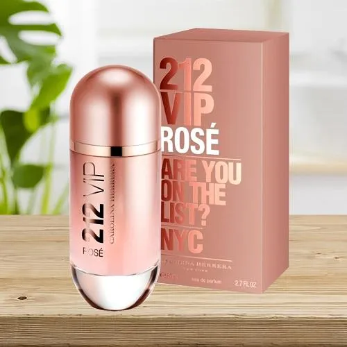 Musky Fragrance of Carolina Herrera 212 VIP Rose Eau De Perfume for Women