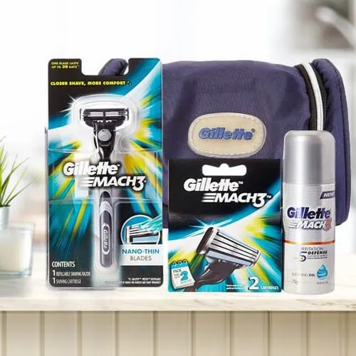 Amusing Gillette Mach3 Travel Pack for Men