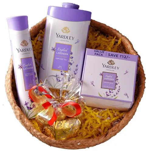 Premium Yardley London English Lavender Kit with Handmade Toffee